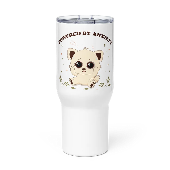 Powered by Anxiety Dog Travel Mug product image (1)