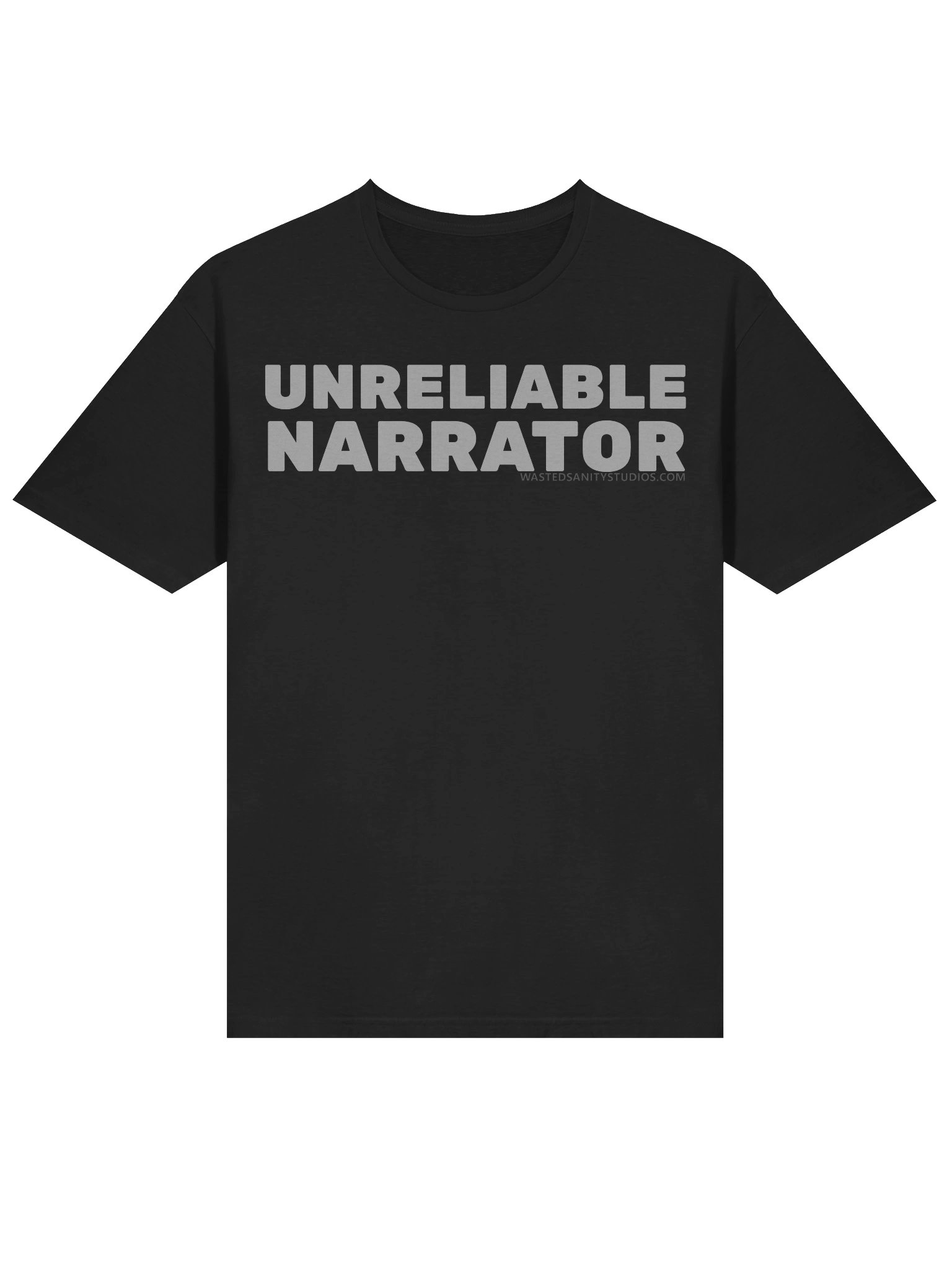Unreliable Narrator Shirt! (BLACK) product image (3)