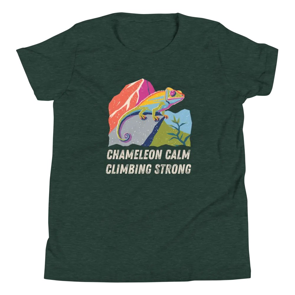 Chameleon Calm - Youth Climbing T-Shirt product image (24)