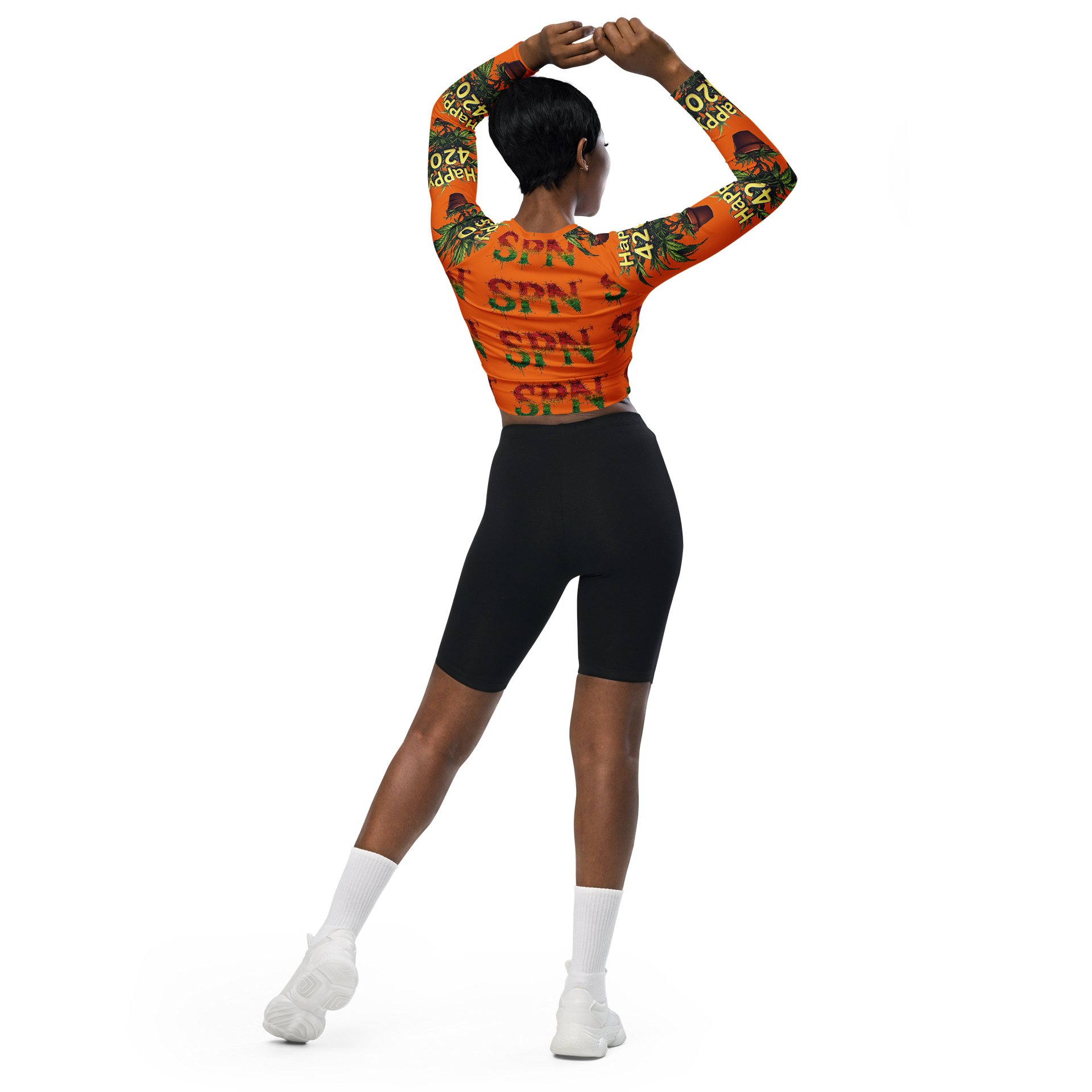 420 SPN All-Over Print Crop Top product image (5)