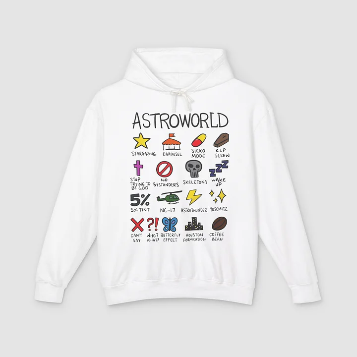 Travis Scott Astroworld Notebook Hoodie product image (1)