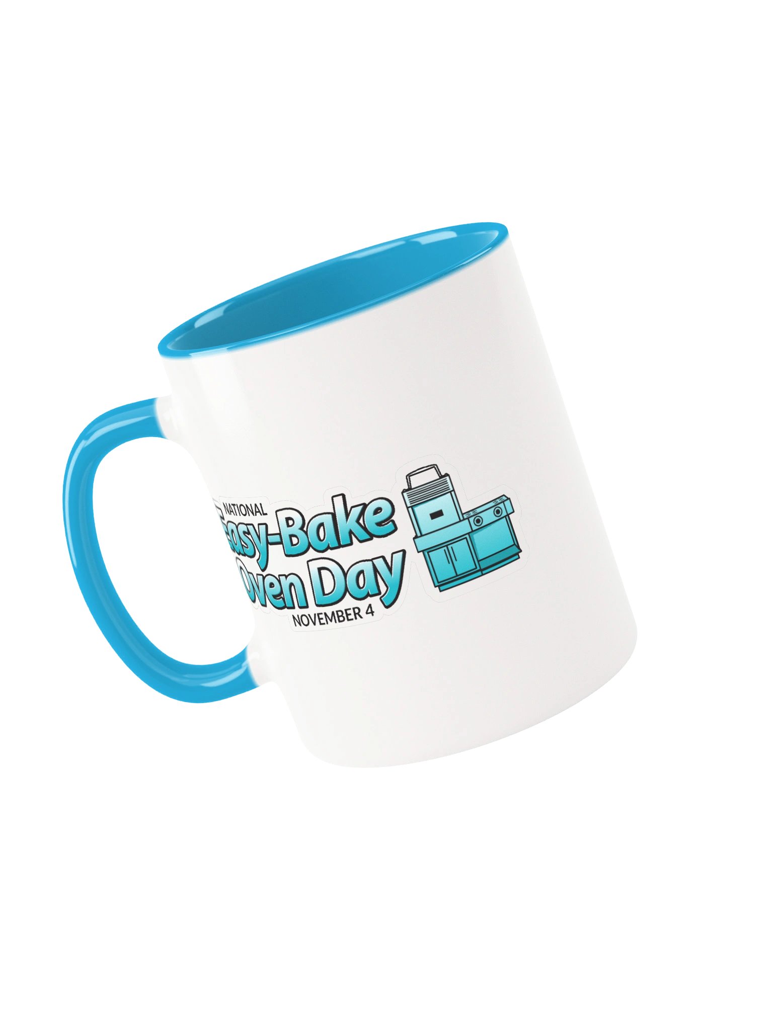 Mug with blue logo product image (3)