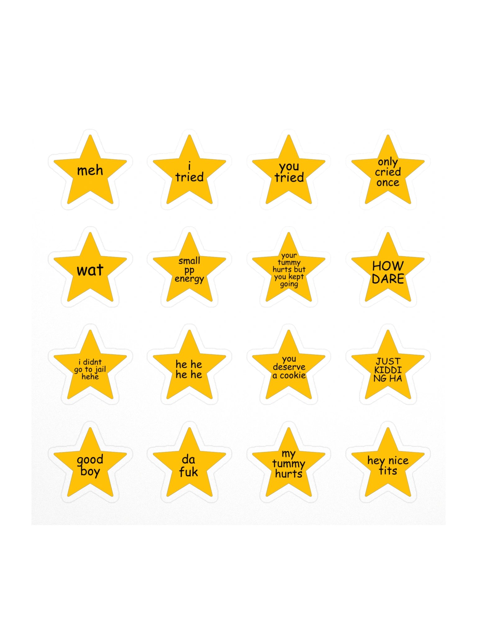 Gold Stickers for cool kids product image (1)