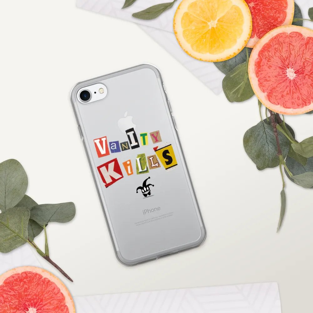 A filthy Habit Vanity Kills iphone case clear product image (338)