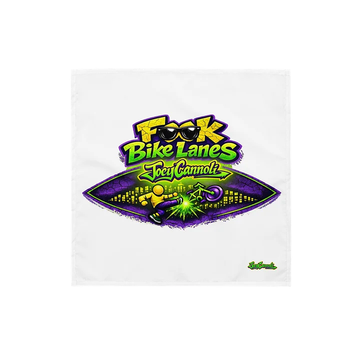F Bike Lanes Bandana product image (1)