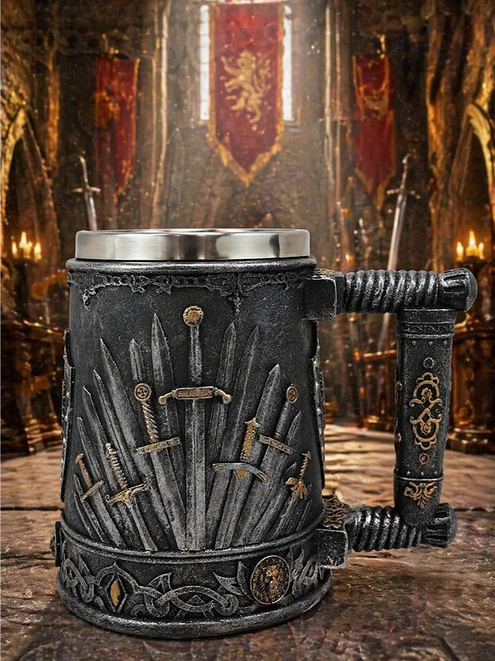 The Armored Kingdom Swords of Glory Mug-Epic Fantasy Mug-Legendary Design-Heavy Duty product image (1)