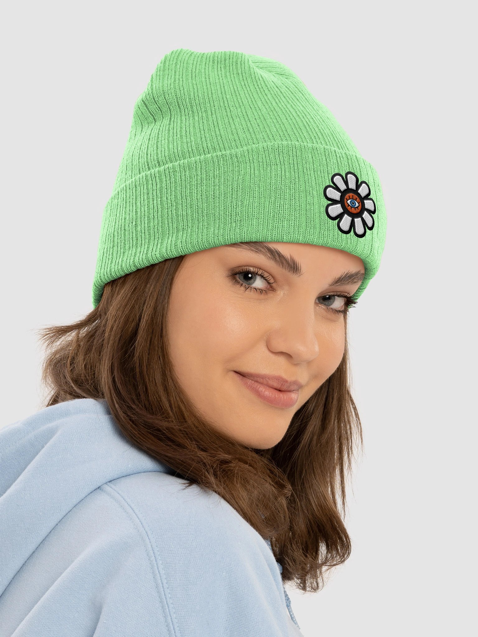 Lucky Eye Ribbed Beanie product image (17)