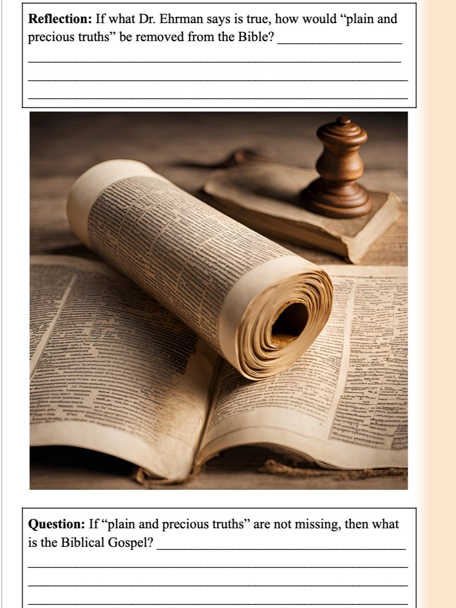 Textual Criticism One Sheet PDF product image (4)
