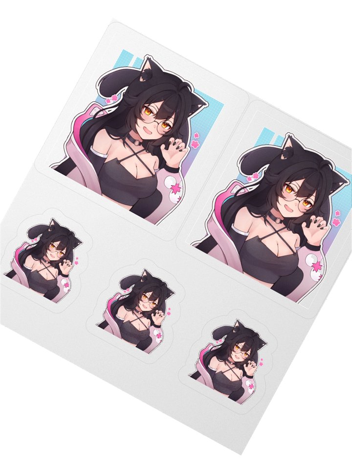 Sakura Stickers (Blue/Pink) product image (2)