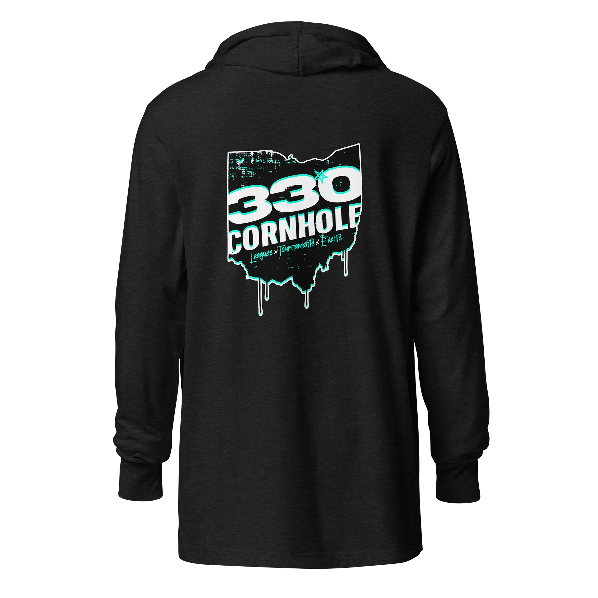 Bella+Canvas Ohio 330 Cornhole Graphic Lightweight Hoodie product image (1)