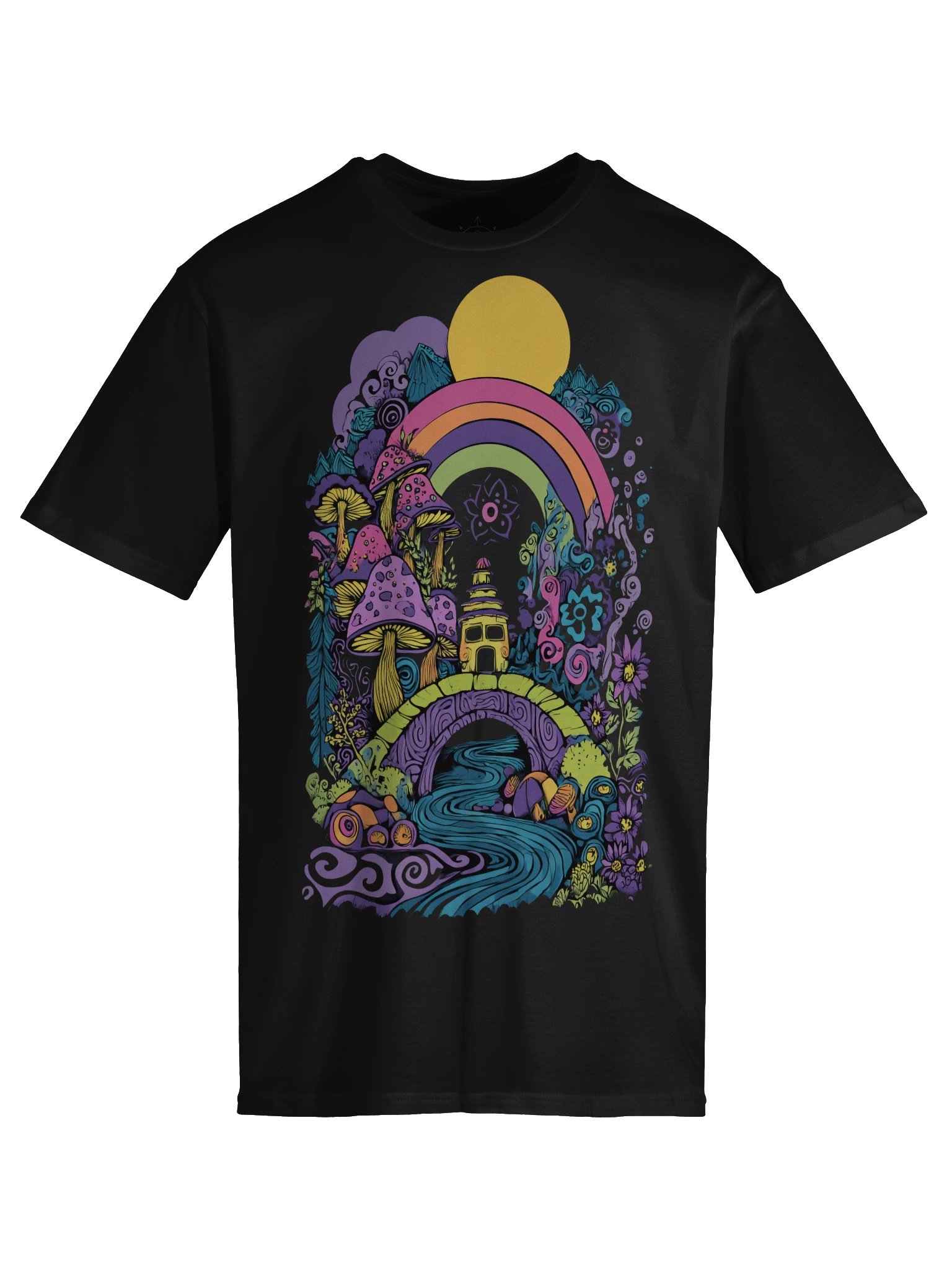 Psychedelic Roadtrip Rainbow Tee product image (20)
