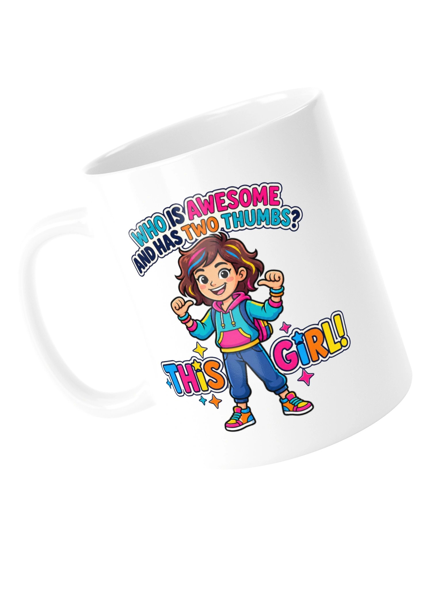 Two Thumbs This Girl - Hoodie Mug product image (14)