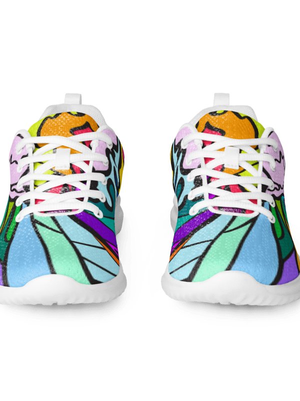 Vibrant Fusion Men's Sneakers - Wave at Sunset product image (2)