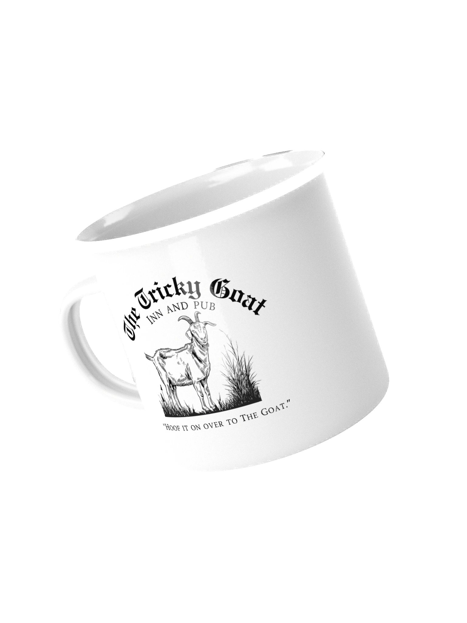 The Tricky Goat Souvenir Enamel Mug product image (4)