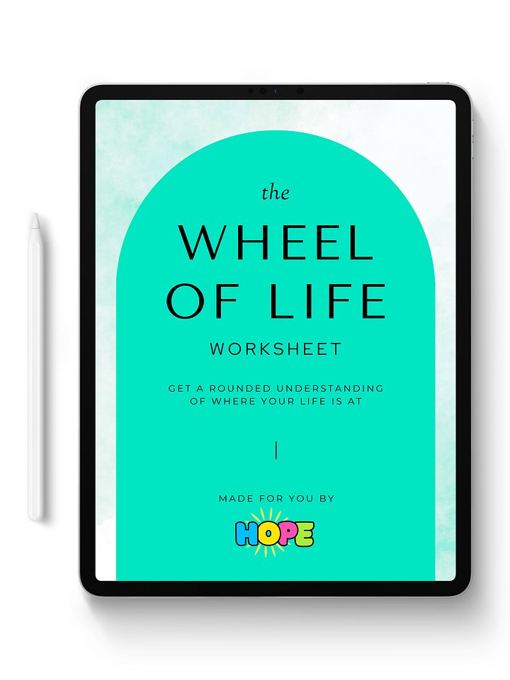 Wheel of Life: A Guided Worksheet for Balance and Clarity product image (2)