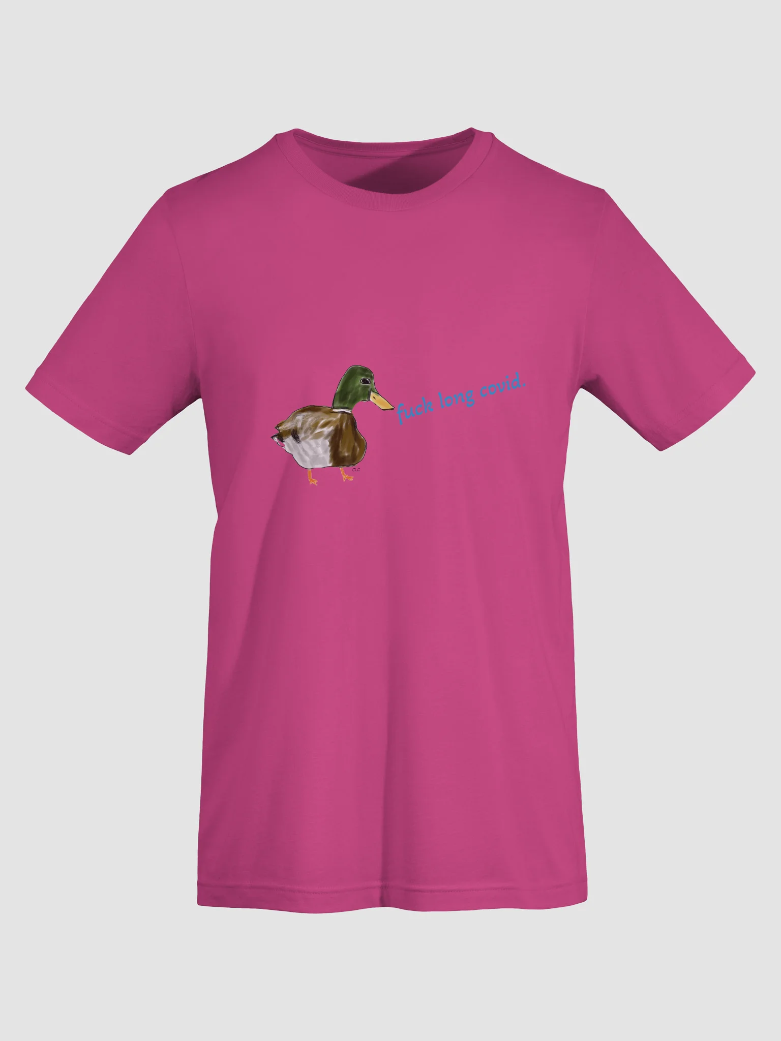 Duck F*CK Long Covid Unisex T-Shirt product image (41)
