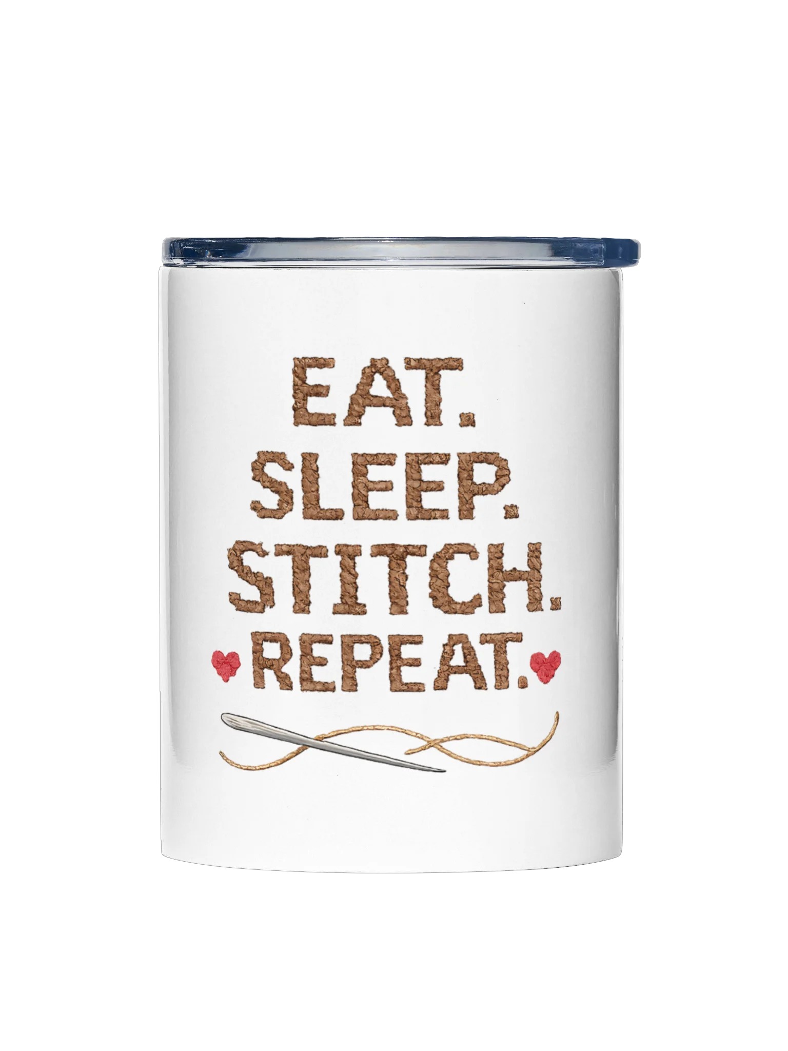 Eat. Sleep. Stitch. Repeat 10oz Tumbler product image (1)