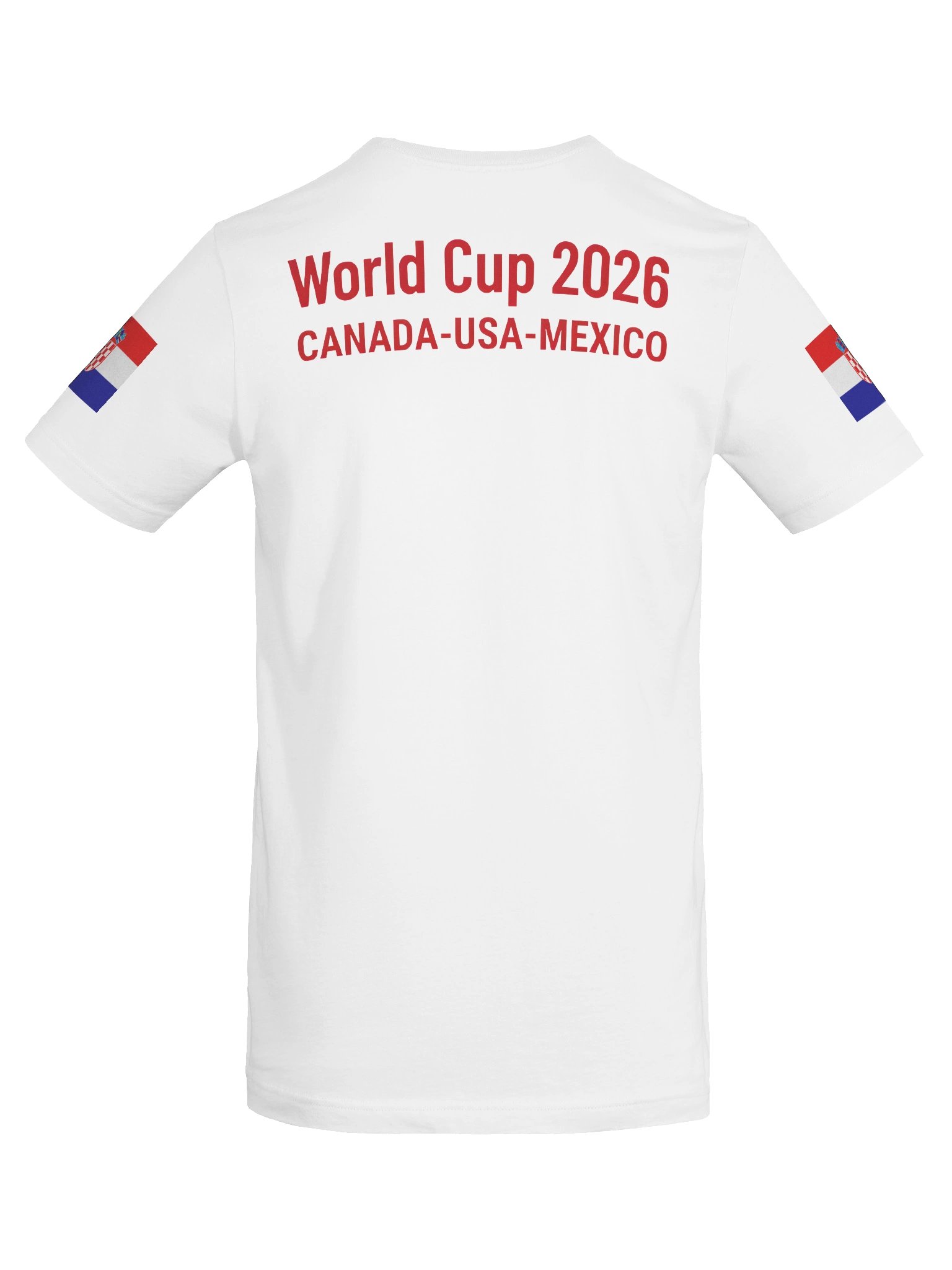Croatia 2026 World Cup Flag Tee - World Cup 2026 Edition - Premium Unisex T-Shirt product image (66)