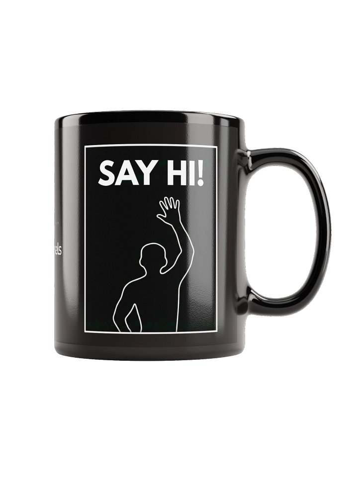 VIRAL Silhouette "Say Hi!" Mug | Iconic Immersive Interactive Dance Workout Glossy Ceramic Coffee Cup product image (1)