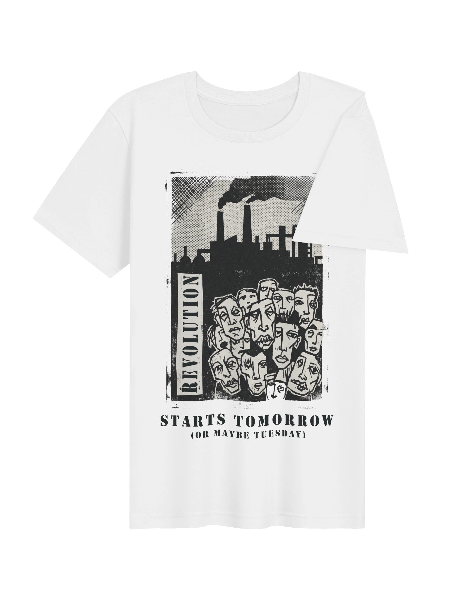Revolution Starts Tomorrow Graphic Tee product image (3)