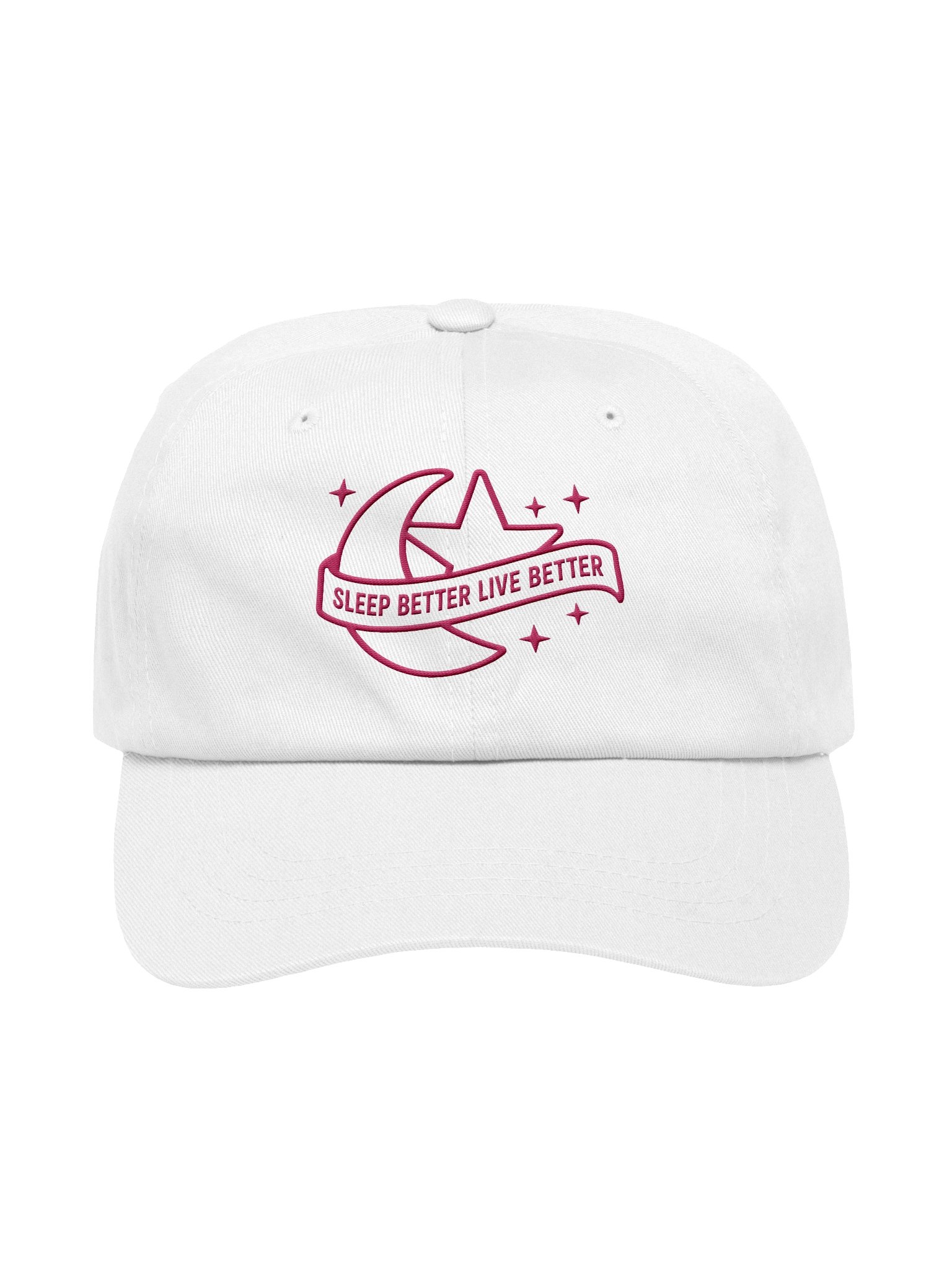 Sleep Better, Live Better Dad Hat — Pink Embroidery product image (17)