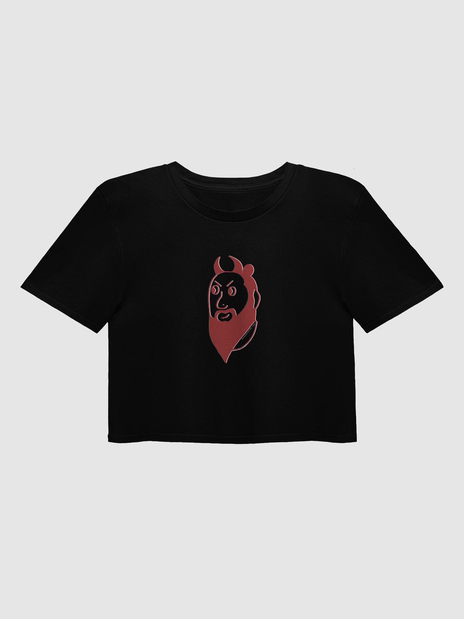 The Face of Iblees (Satan) Crop T-Shirt product image (1)