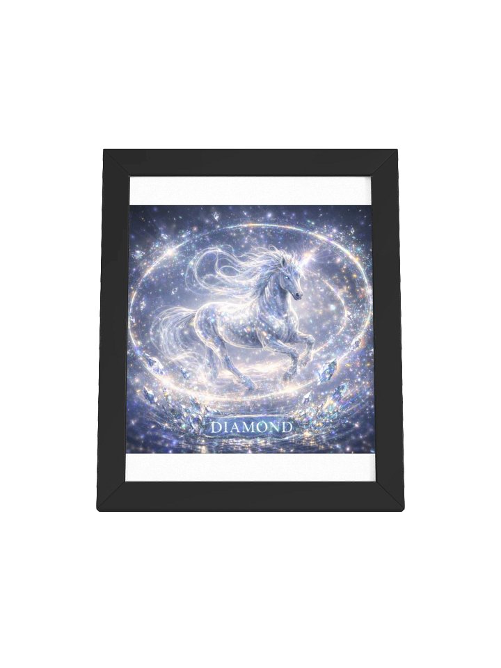 Diamond Unicorn Framed Poster product image (97)