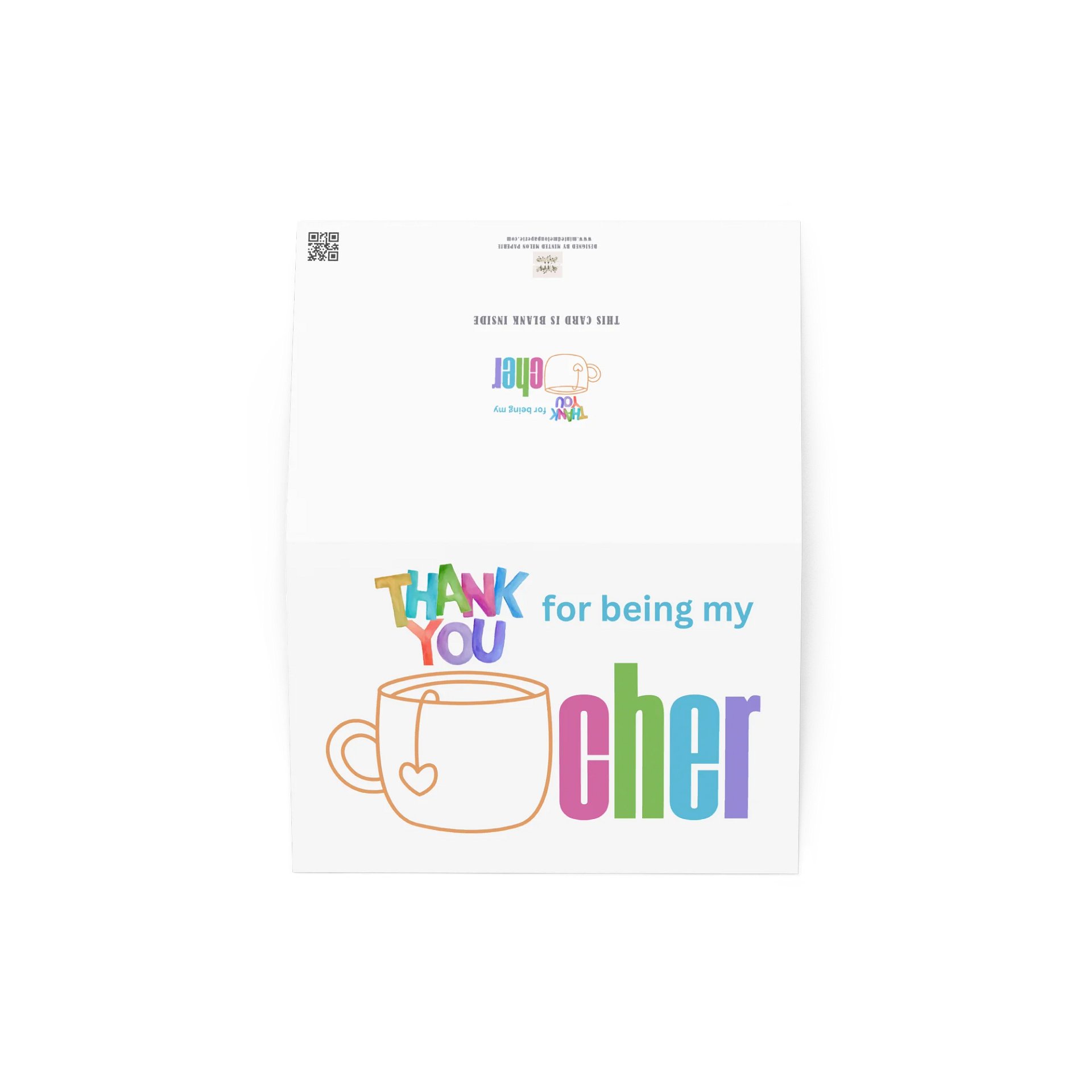 Thank you for being my teacher Card product image (3)