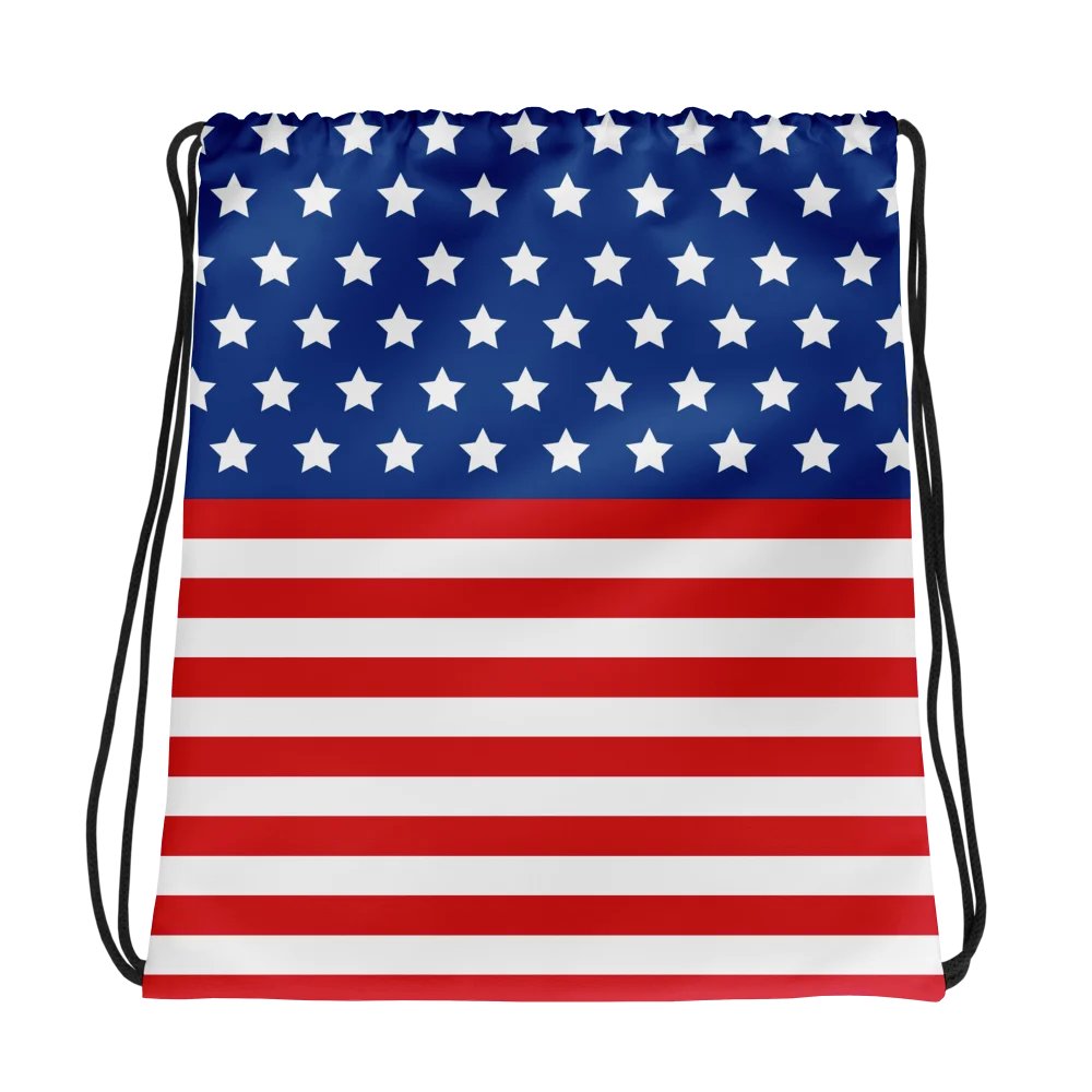 Starry Stripes Drawstring Adventure Bag product image (1)