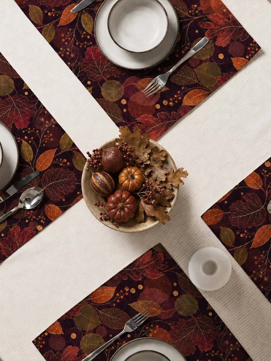 Emberwood Autumn Leaves Placemat Set product image (1)
