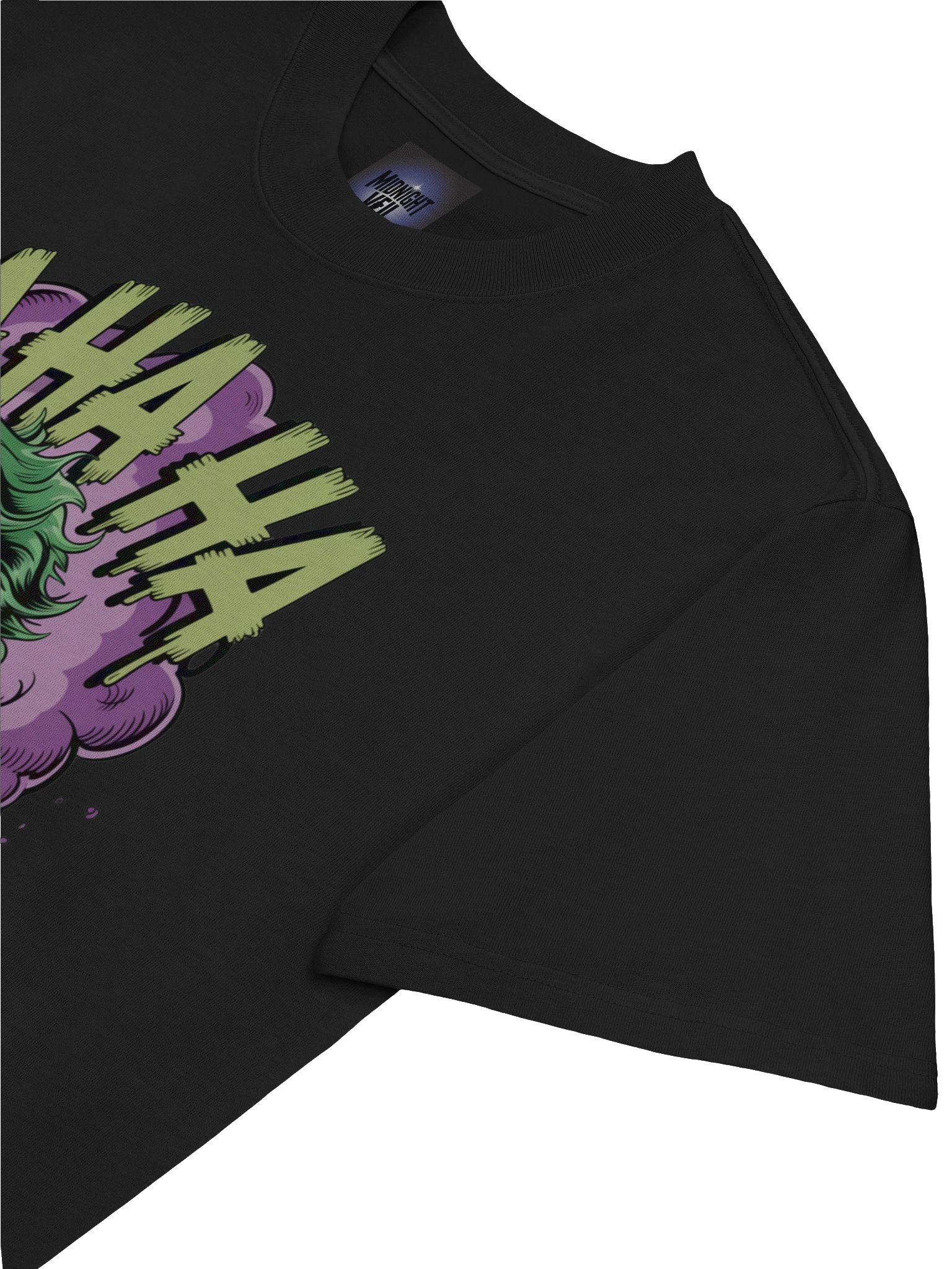 Eternal Echoes: The Joker's Phantom Cackle Oversized Faded T-Shirt product image (7)