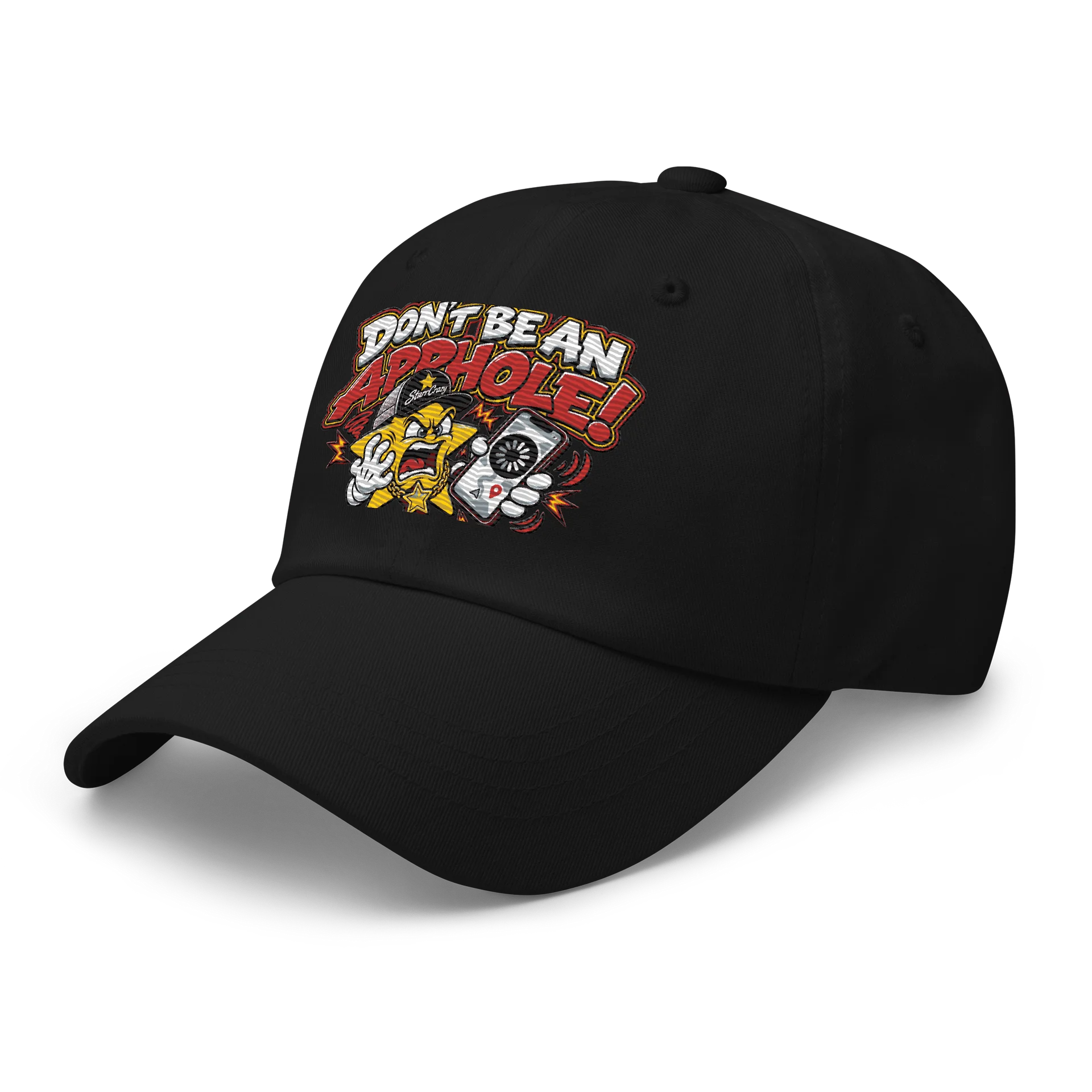 Don’t Be an AppHole – StarrCrazy Dad Hat product image (3)