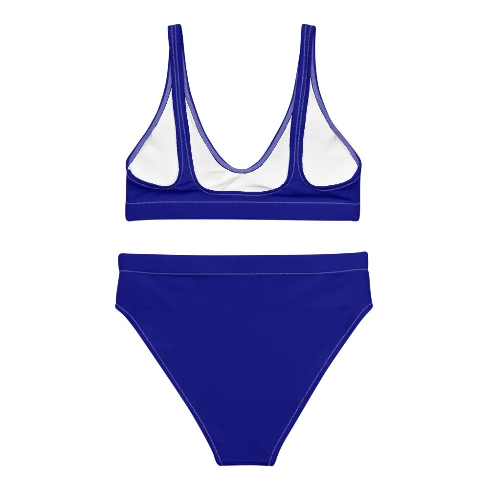 Plain Color Navy Blue Bikini Set product image (6)