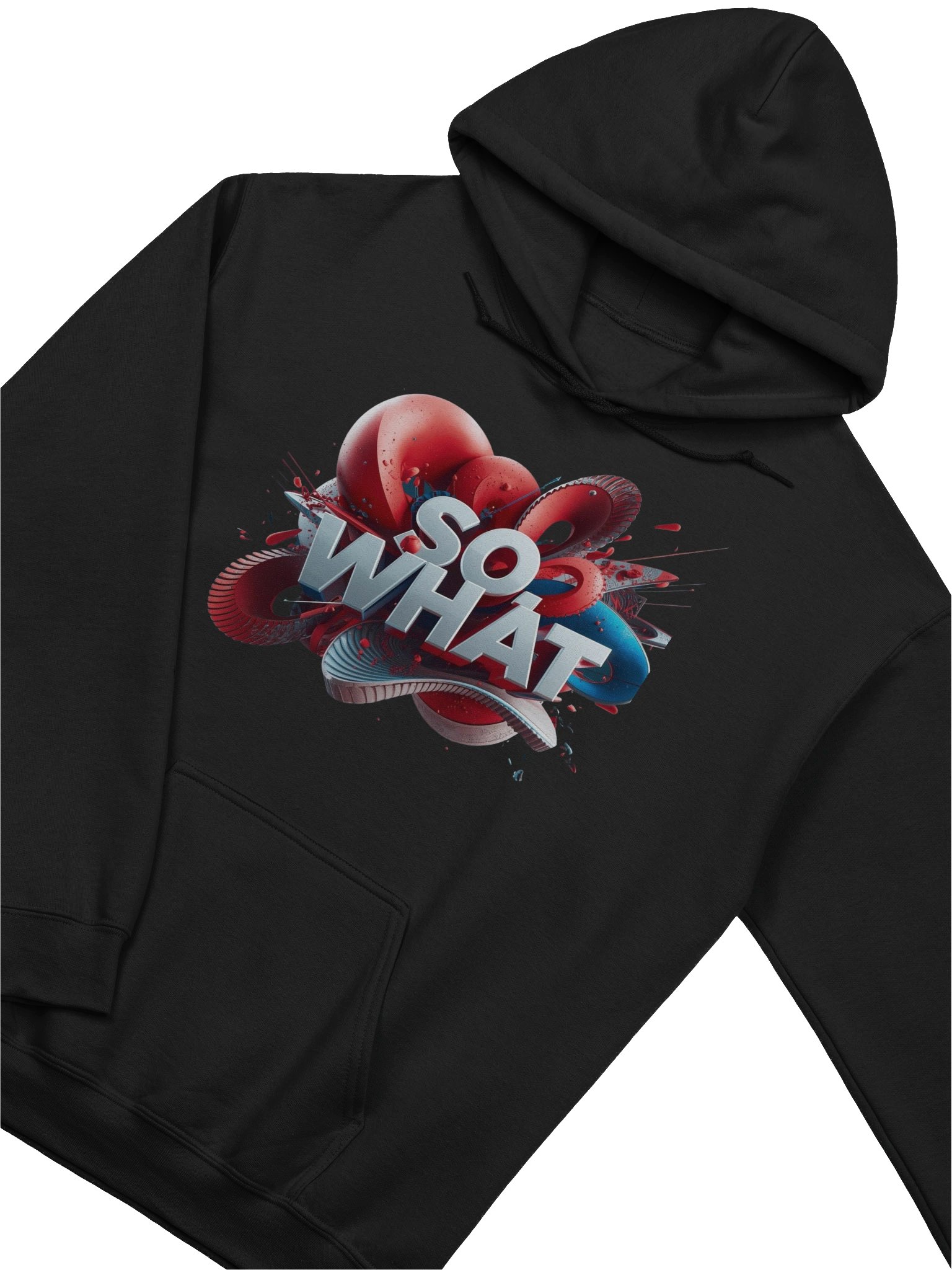 Vibrant Swirl SO WHAT Hoodie product image (3)