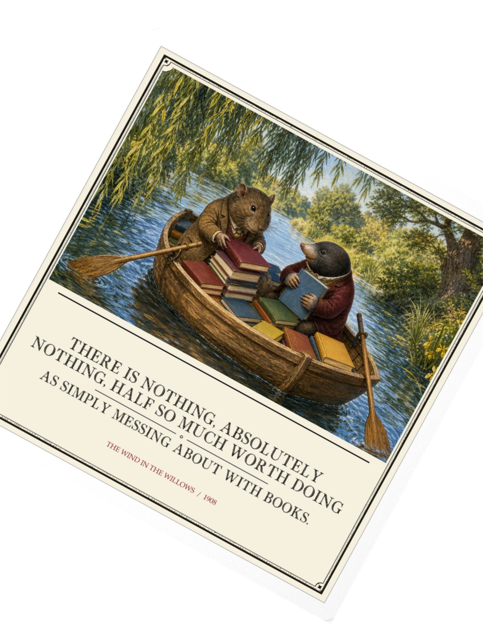There Nothing Absolutely Nothing Half So Much -- The Wind in the Willows Sticker product image (2)