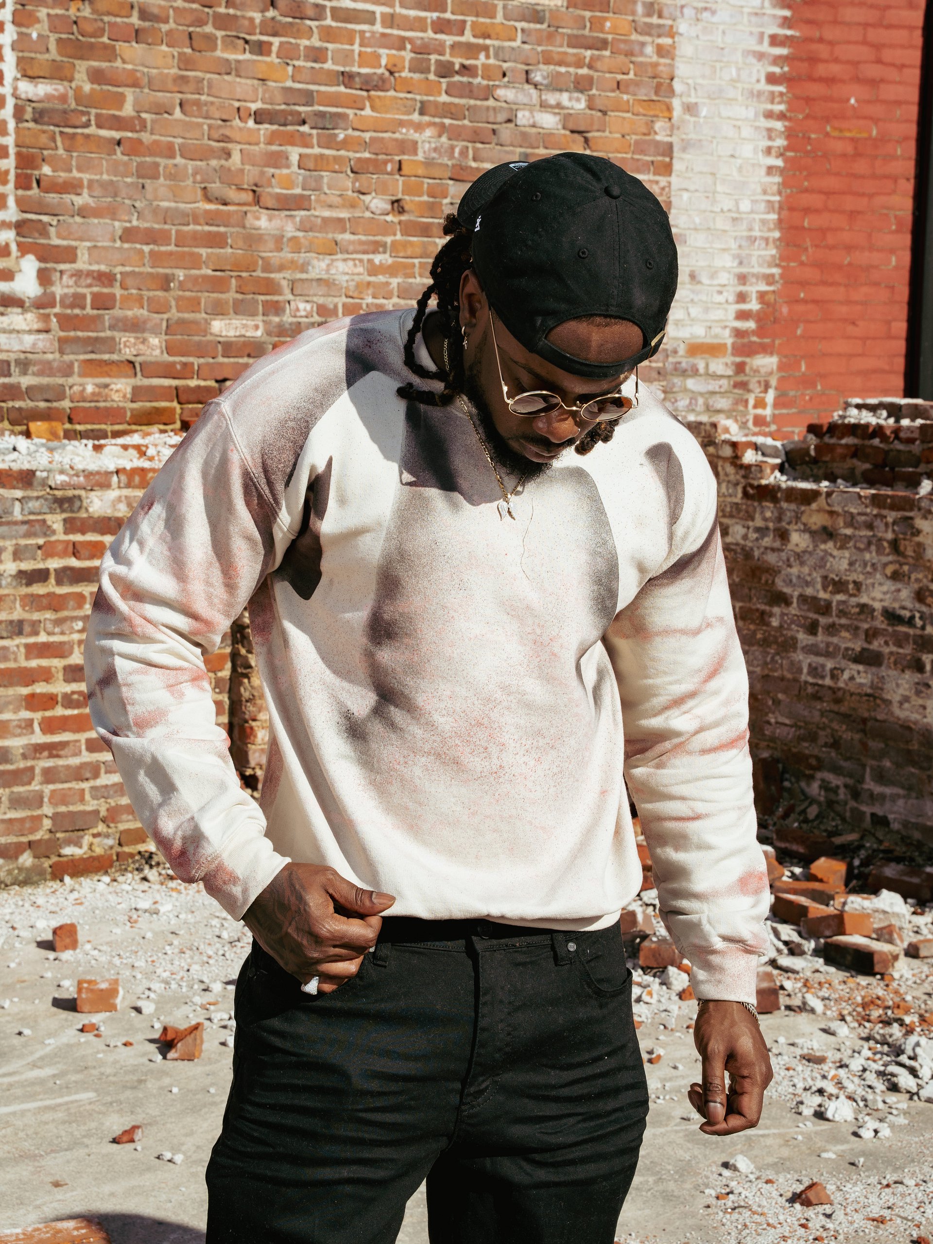1 of 1 Painted A.P. Crewneck product image (4)