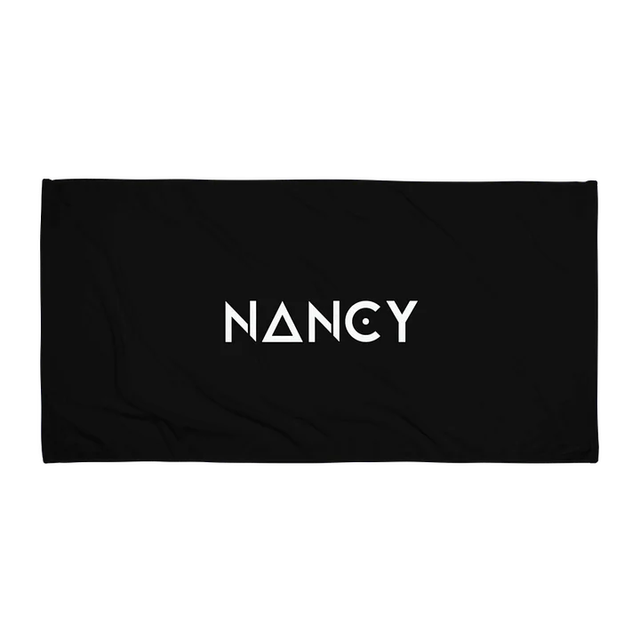 NANCY Bold Graphic Beach Towel: Your new favorite towel by @Nancy_dj_official ® product image (1)