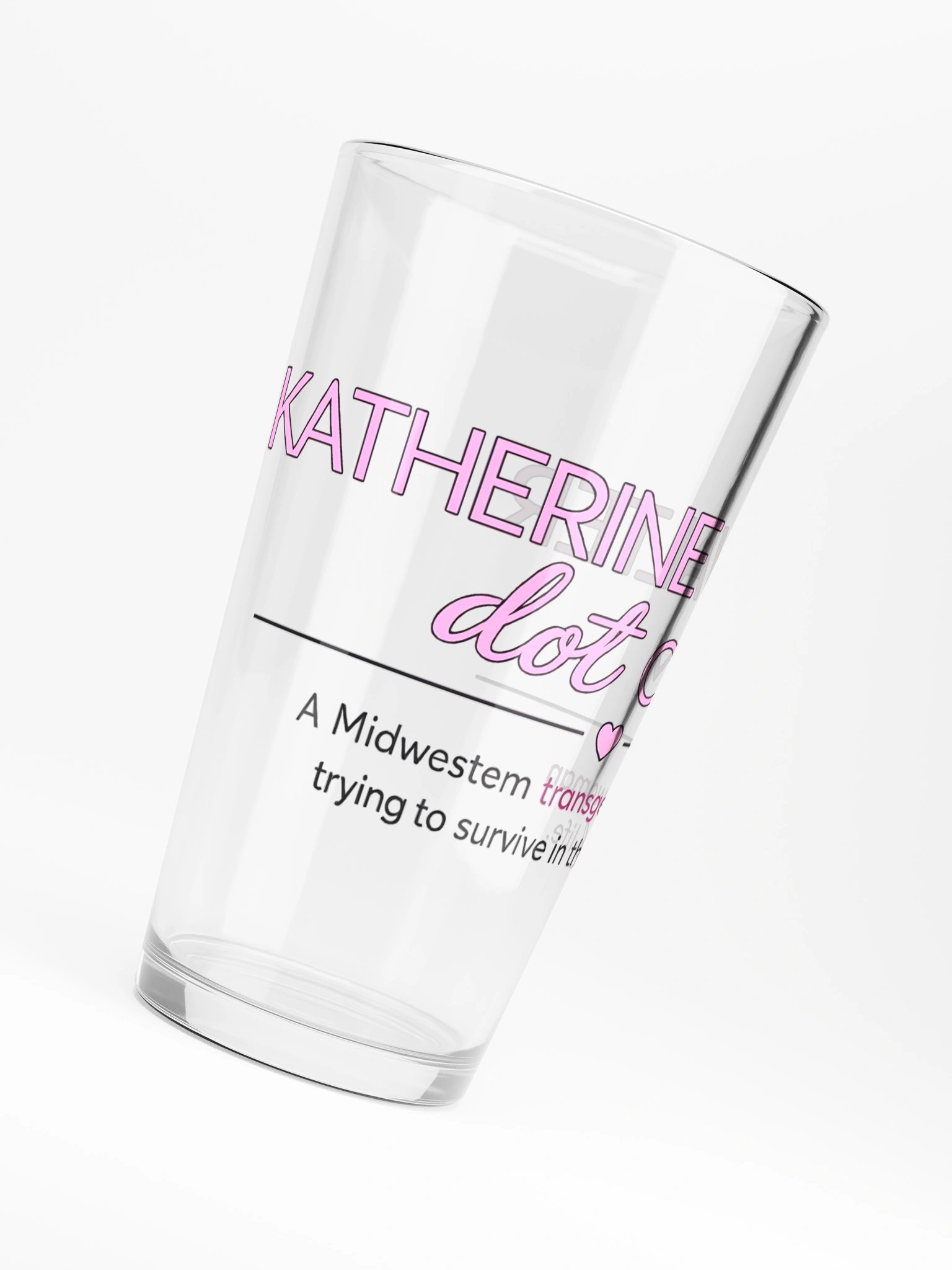 Katherine Walter dot Com Pint Glass product image (6)