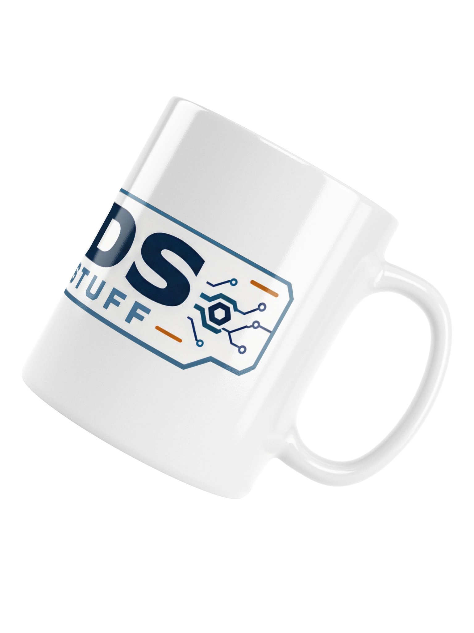 Dads Know Stuff Large Logo White Mug product image (16)