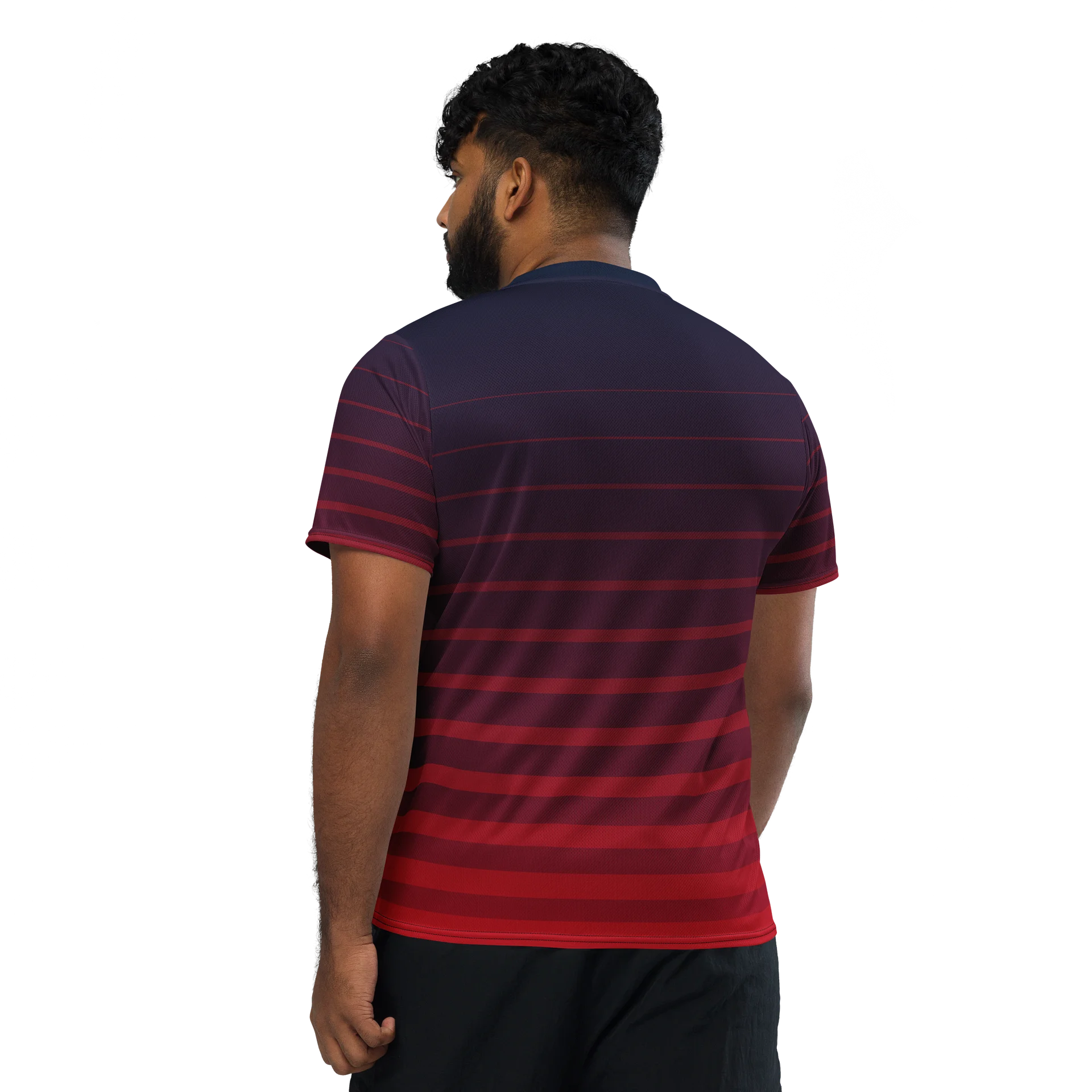 Neon Horizon Abstract Sports Jersey product image (4)