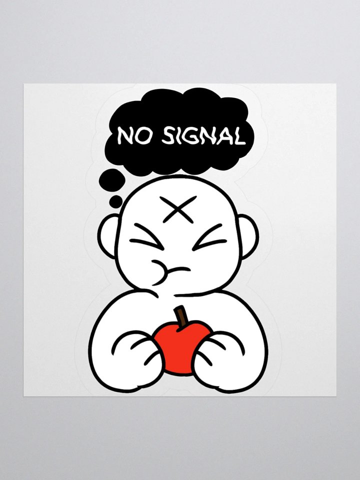 Aphantasia no signal sticker product image (2)