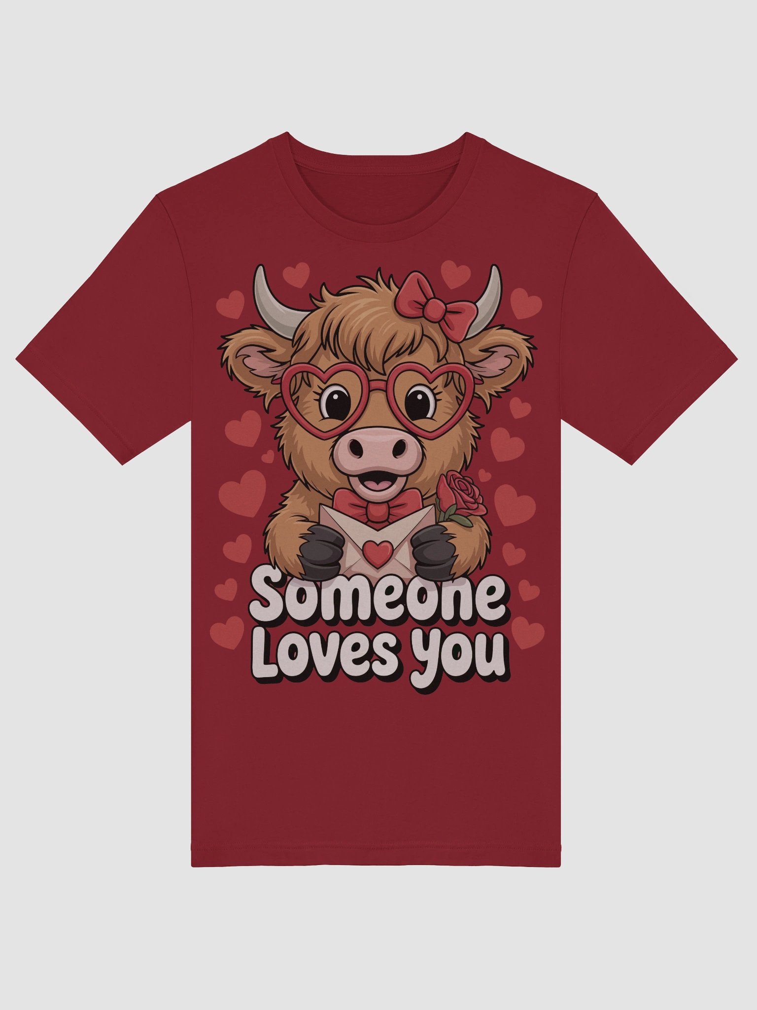 Valentine Cow T-Shirt product image (5)