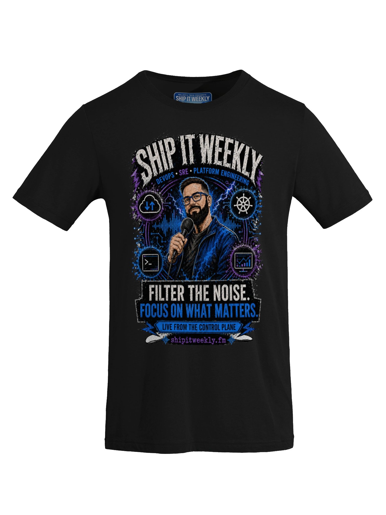 Ship It Weekly: Filter the Noise | Ship It Weekly DevOps Tee product image (45)