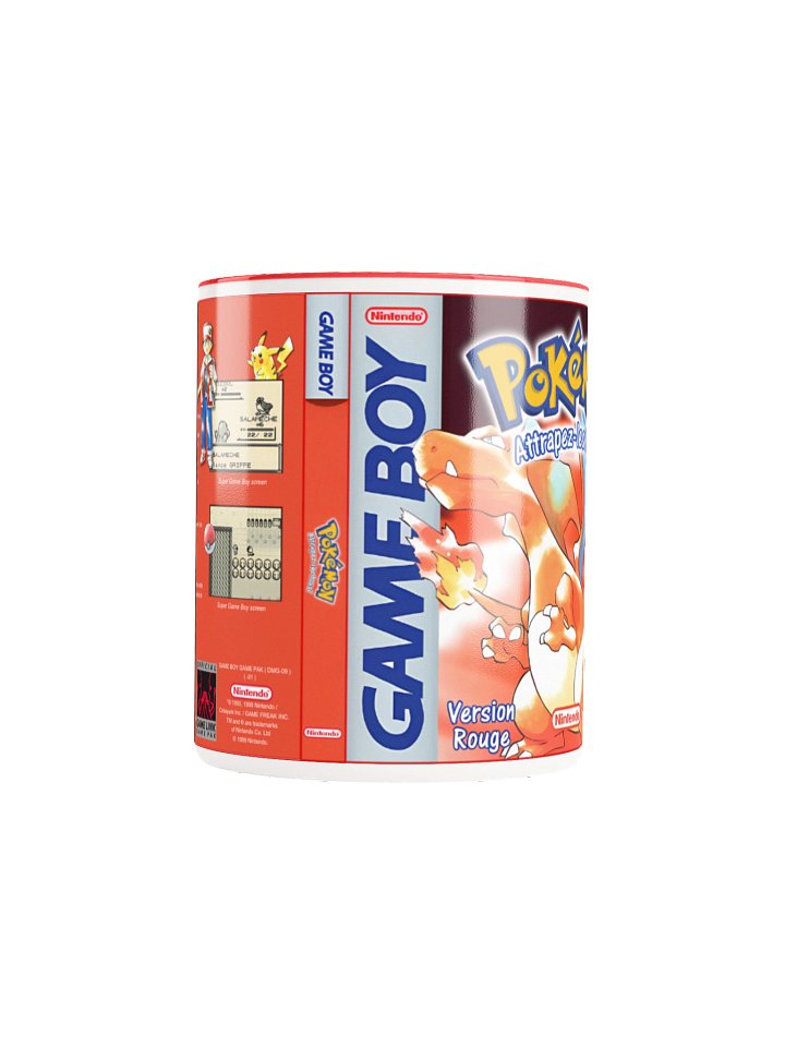 Tasse en céramique avec intérieur coloré "Pokémon Rouge" product image (2)