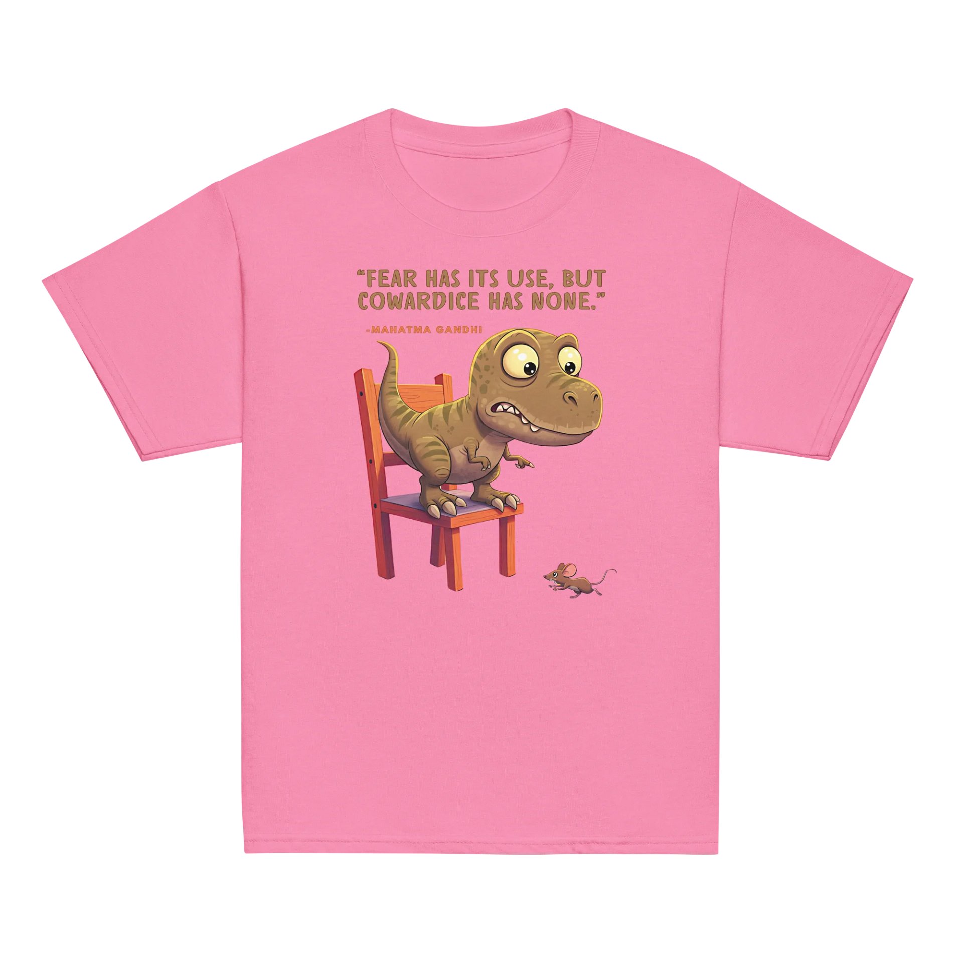 Mohatma Gandhi Motivational Quote - Dino Fear Shirt product image (14)