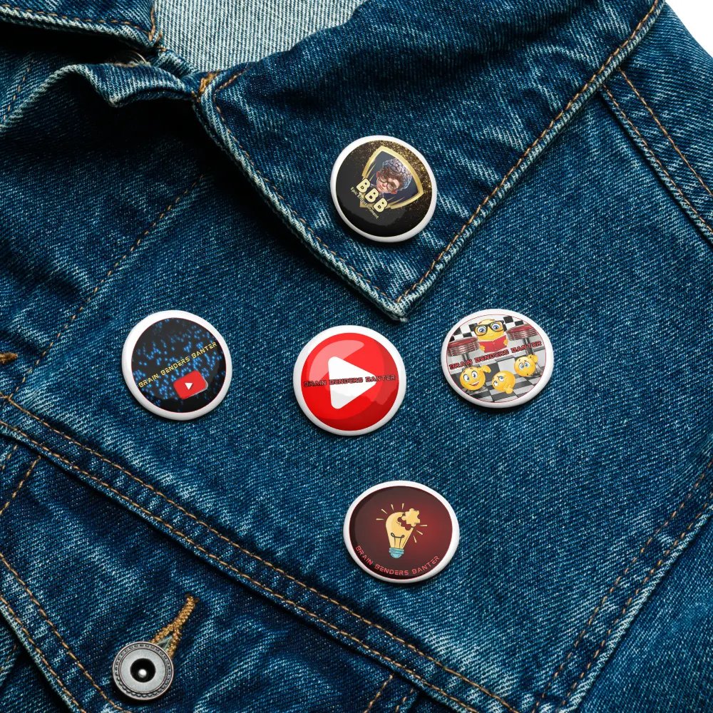 5 Brain Benders Banter Pin Set product image (16)