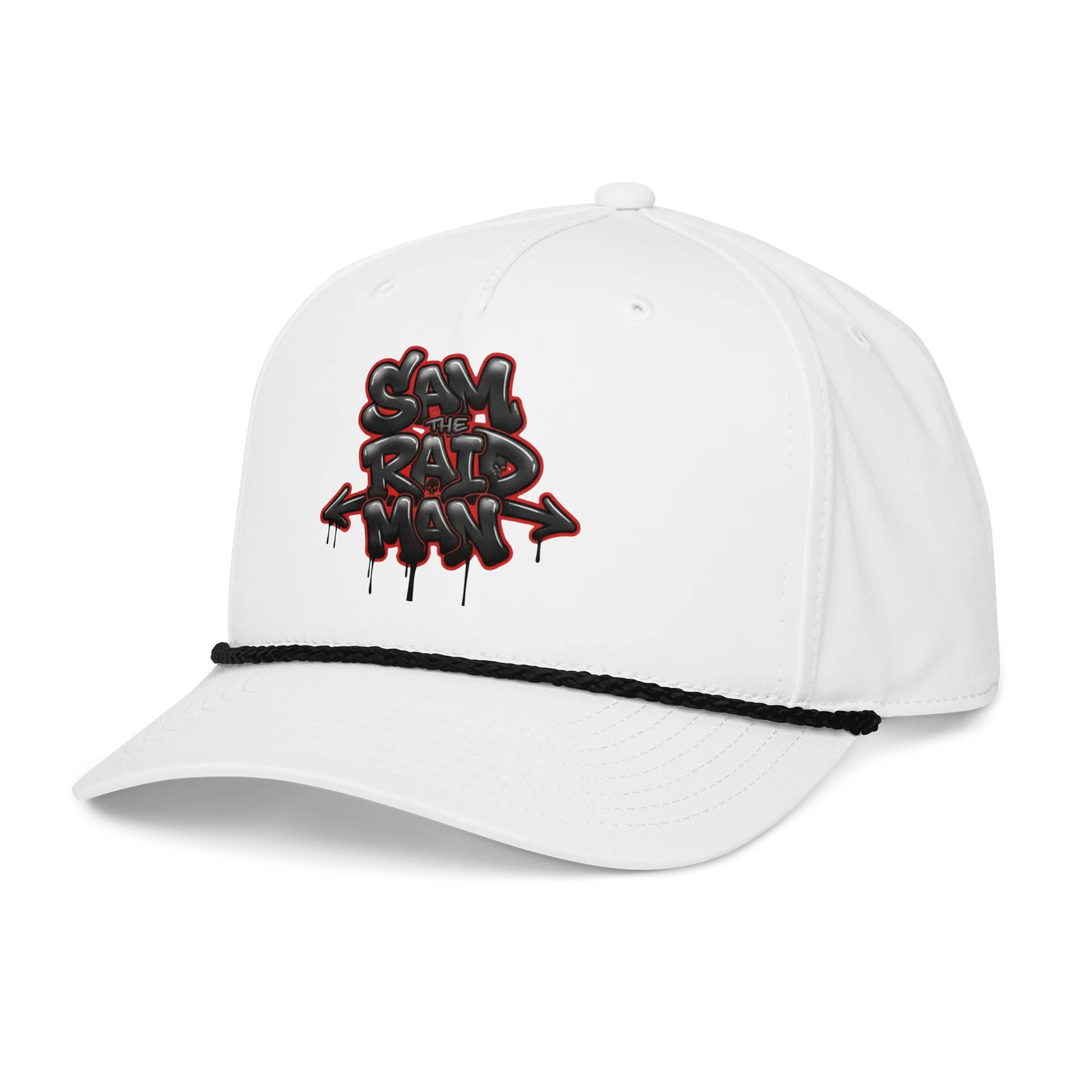 Graffiti Rope Hat (White) product image (3)