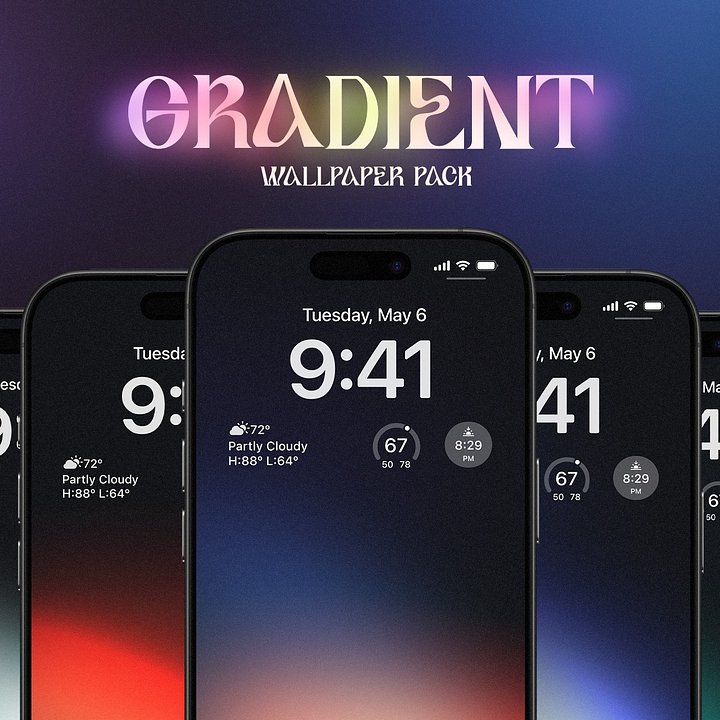 Gradient Blur Wallpaper Pack product image (1)