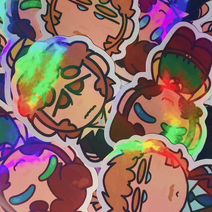'chibi coppers' stickers! product image (1)