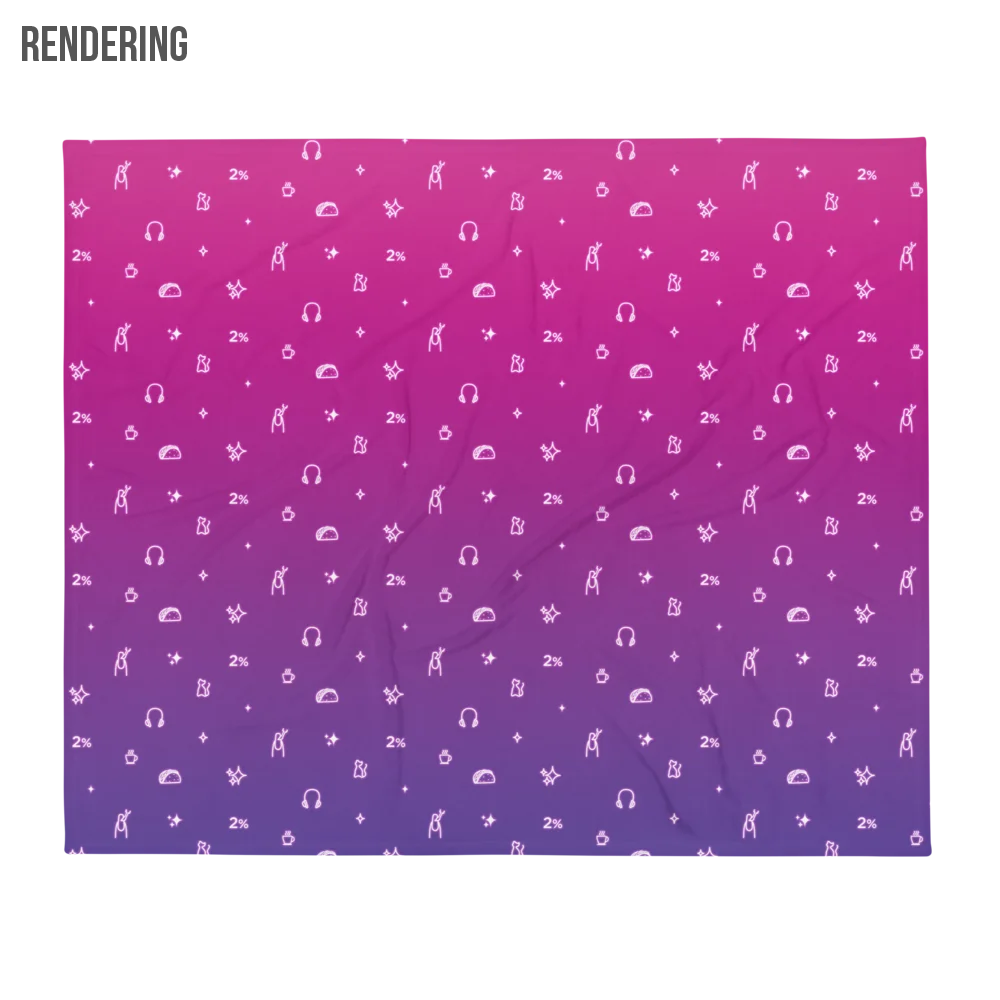 Simply Pink & Purple Cozy Vibes Blanket product image (3)